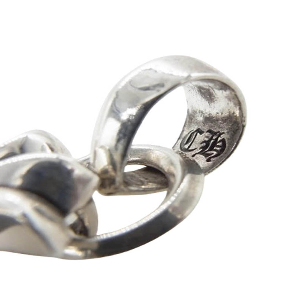 CHROME HEARTS クロムハーツ（原本有） CH CRS SML W BALE スモールCHクロスベイル Wベイル シルバーネックレストップ シルバー系【中古】