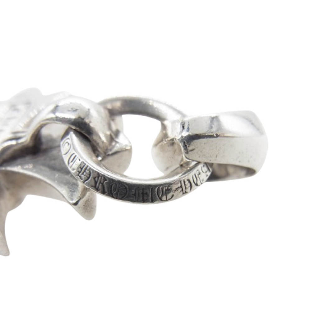 CHROME HEARTS クロムハーツ（原本有） CH CRS SML W BALE スモールCHクロスベイル Wベイル シルバーネックレストップ シルバー系【中古】