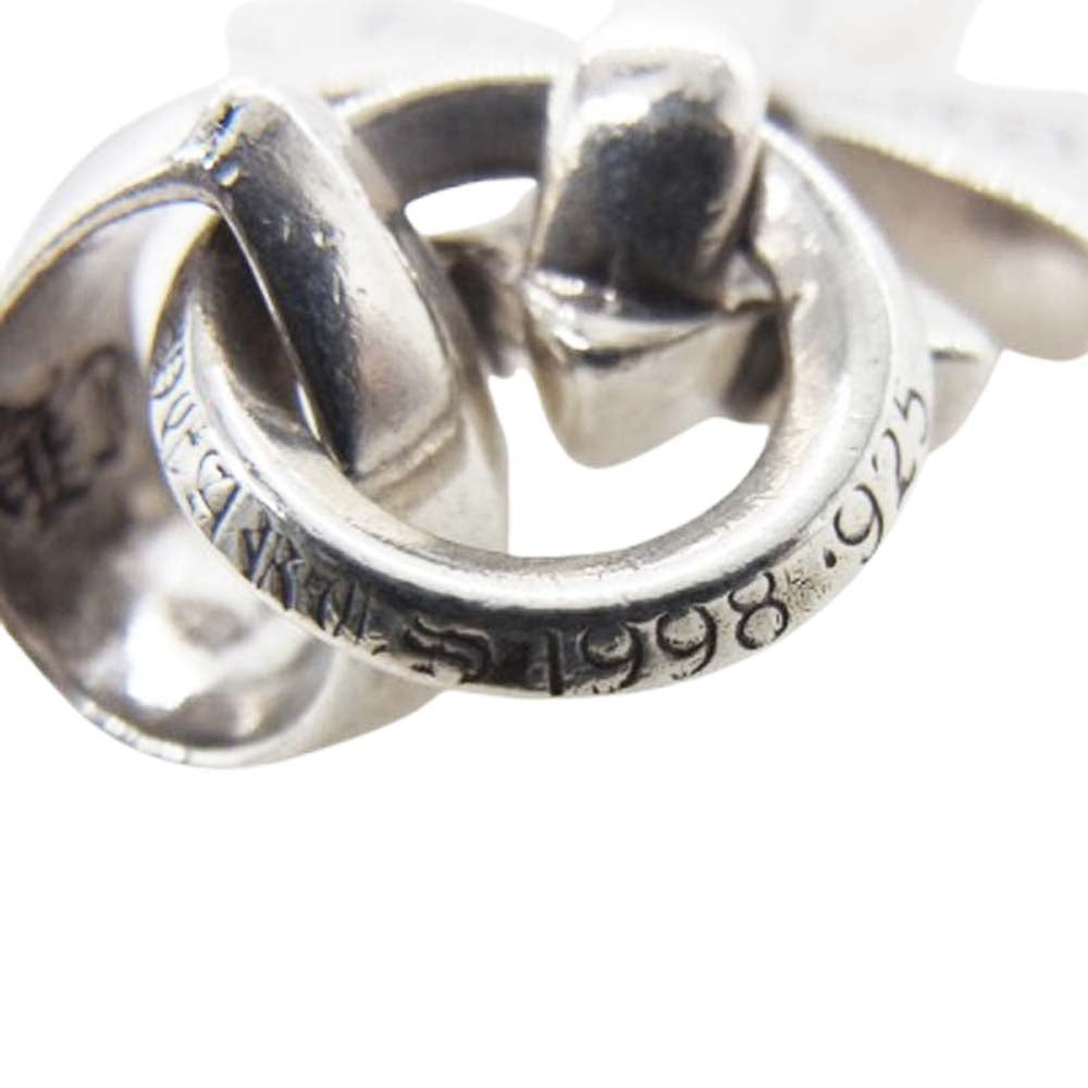 CHROME HEARTS クロムハーツ（原本有） CH CRS SML W BALE スモールCHクロスベイル Wベイル シルバーネックレストップ シルバー系【中古】