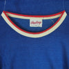 ヴィンテージ Rawlings ローリングス 60s 70s トリム 半袖 Tシャツ ブルー系 M【中古】