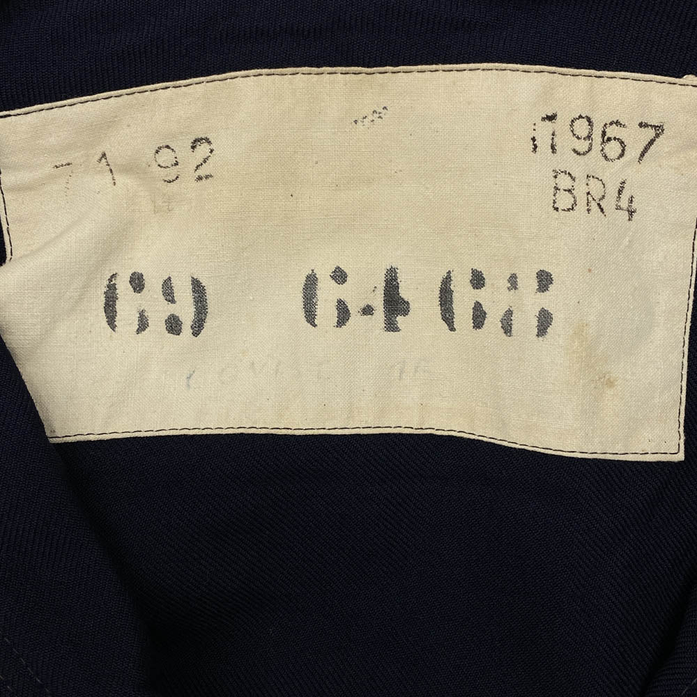ヴィンテージ 60s 1967 french army フランス軍 セーラーシャツ ネイビー系【中古】