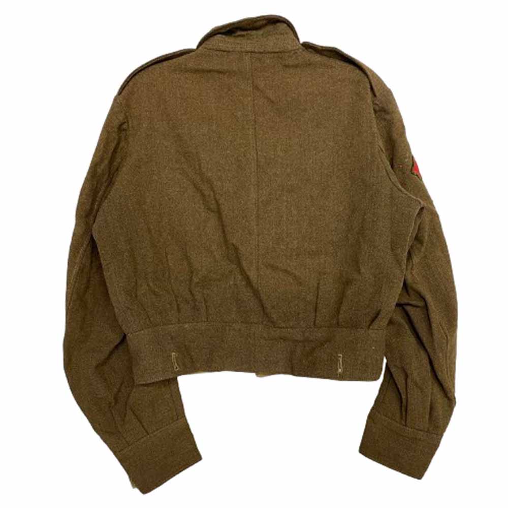 ヴィンテージ 50s 1953 british army BATTLE DRESS BLOUSES イギリス軍 バトルドレス ジャケット ブラウン系 No.5【中古】