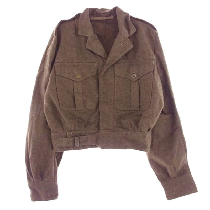 ヴィンテージ 50s 1954 british army BATTLE DRESS BLOUSES イギリス軍 バトルドレス ジャケット グリーン系 11【中古】