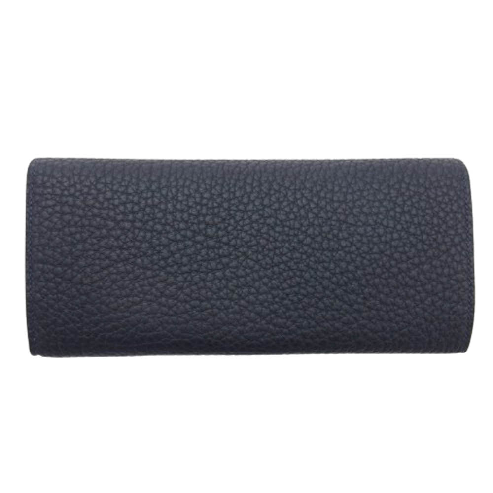 MAISON TAKUYA メゾンタクヤ TT2 Wallet German Shrunken Calf Lamb シュリンクカーフ ゴート 二つ折り 長財布 ブラック系【美品】【中古】
