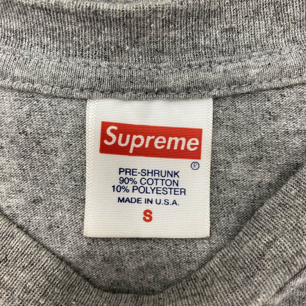 Supreme シュプリーム 19SS Riders Tee ライダー 半袖 Tシャツ グレー系 S【中古】