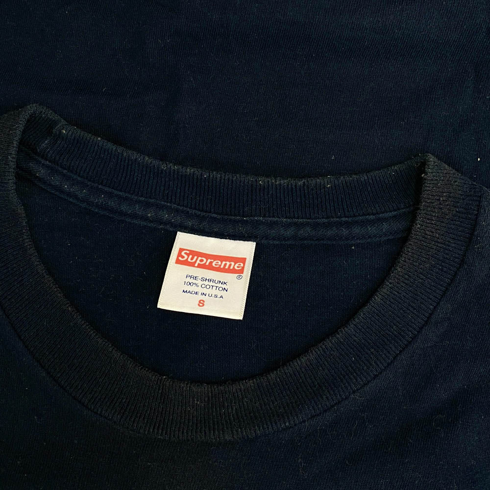 Supreme シュプリーム 17ss Digi tee デジ テリーリチャードソン プリントフォト 半袖 Tシャツ ネイビー系 S【中古】