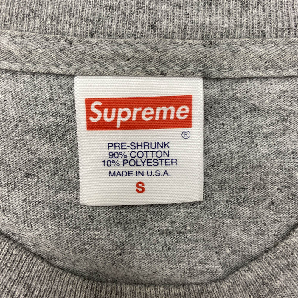 Supreme シュプリーム 18AW Payphone Tee ペイフォン 半袖 Tシャツ グレー系 S【中古】