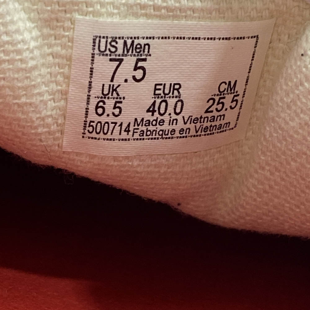 Supreme シュプリーム 21AW VANS Skate Old Skool バンズ オールド スクール ローカット スニーカー マルチカラー系 25.5cm【中古】