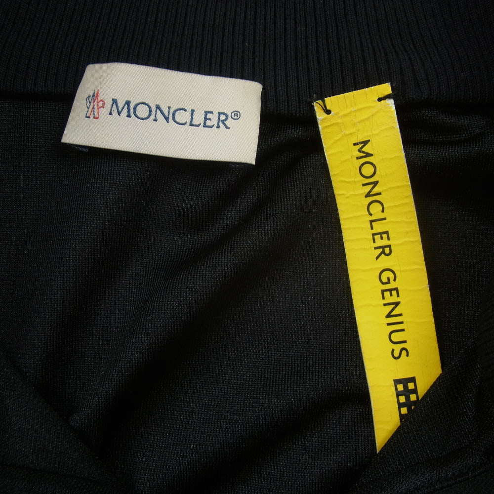 MONCLER モンクレール 22AW H209L8G00002 Genius ジーニアス × PALM ANGELS パームエンジェルス TRACK Zip Up JERSEY トラック ジップ ジャケット ブラック系 S【中古】