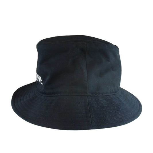 CELINE セリーヌ 2AUO4968P Hedi Slimane LOGO BUCKET HAT エディスリマン ロゴ バケットハット ブラック系 M【極上美品】【中古】