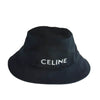CELINE セリーヌ 2AUO4968P Hedi Slimane LOGO BUCKET HAT エディスリマン ロゴ バケットハット ブラック系 M【極上美品】【中古】