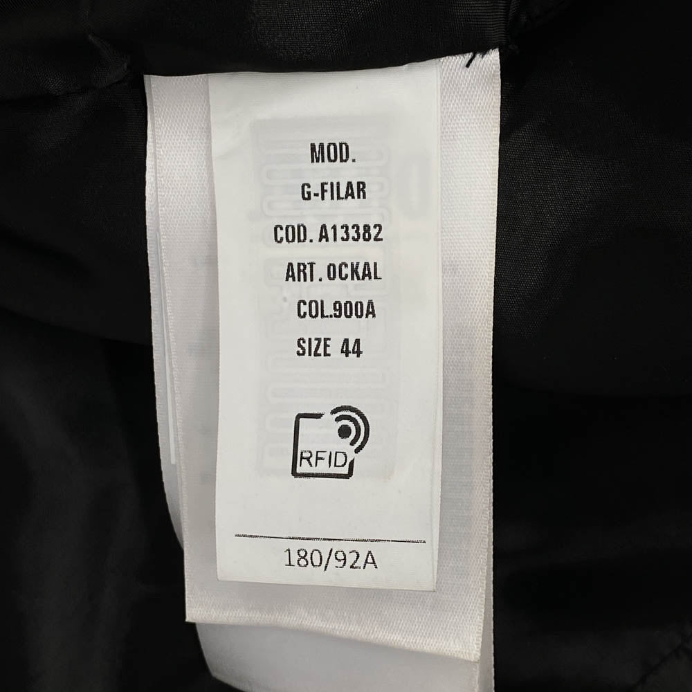 DIESEL ディーゼル G-FILAR レザー トレンチ コート ブラック系 44【中古】