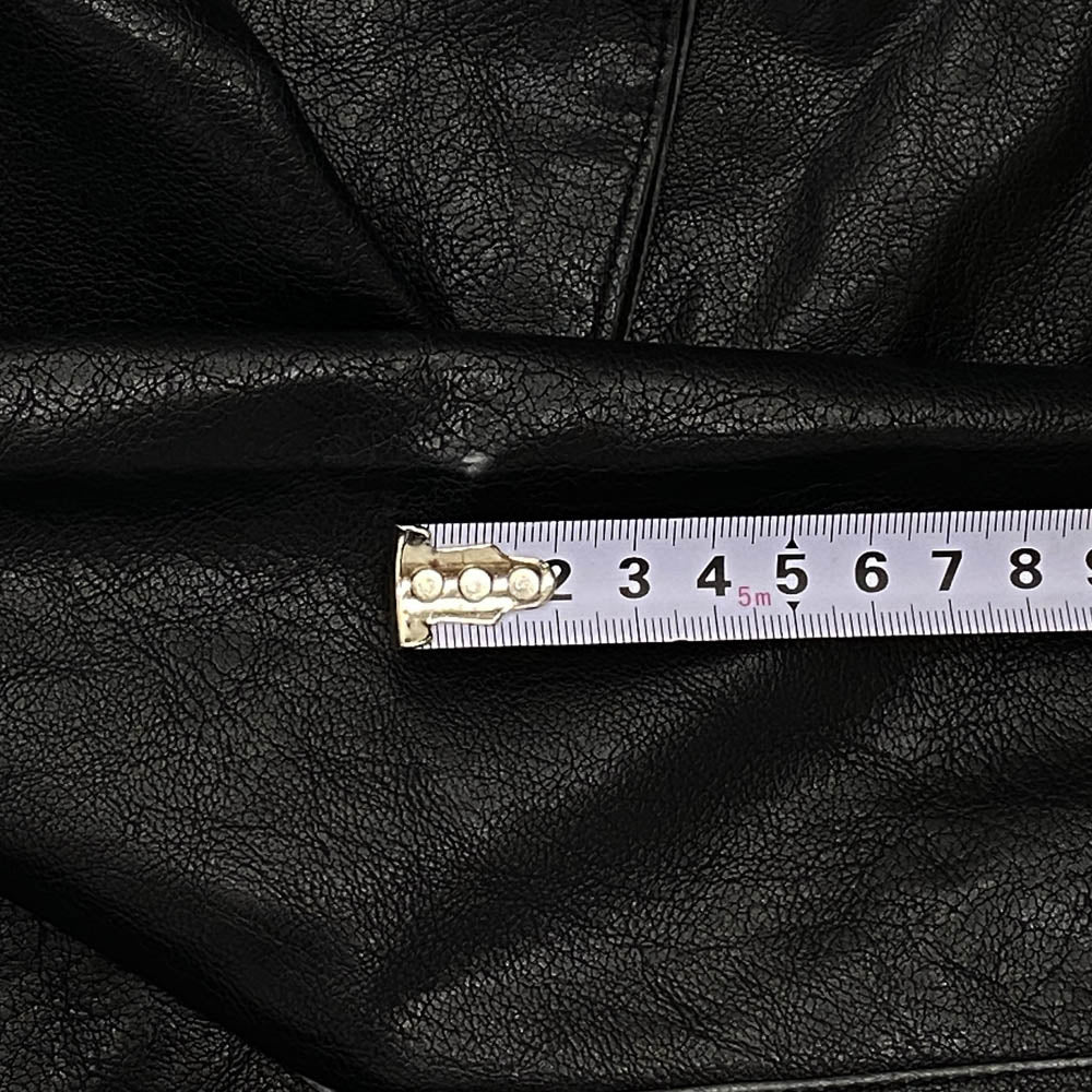 DIESEL ディーゼル G-FILAR レザー トレンチ コート ブラック系 44【中古】