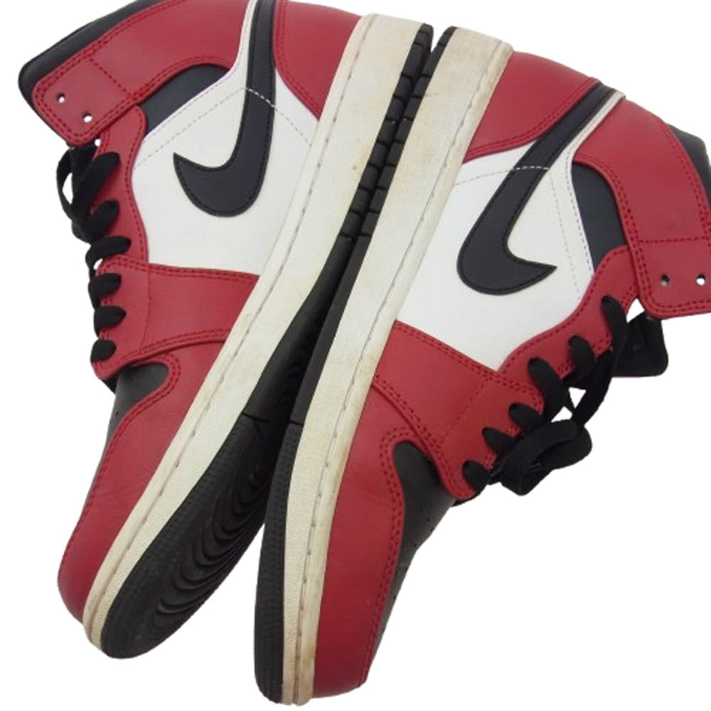 NIKE ナイキ 554724-069 AIR JORDAN 1 MID CHICAGO BLACK TOE エアジョーダン1 ミッド 