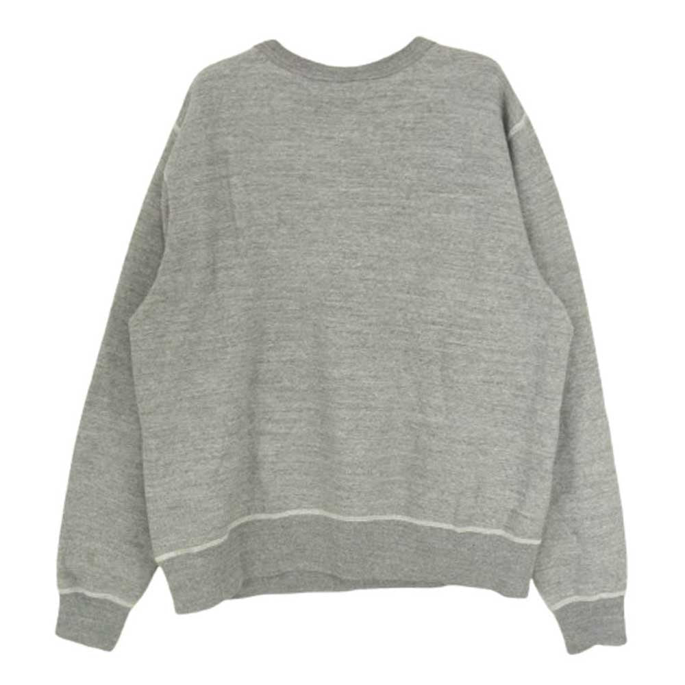 Buzz Rickson's バズリクソンズ フライングタイガー プリント 前V クルー スウェット グレー系 L【中古】