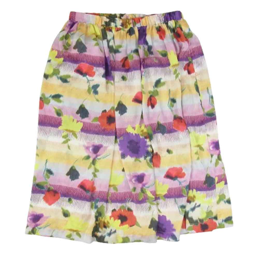 COMME des GARCONS コムデギャルソン 08SS 不協和音期 GA-S041 AD2007 フローラル フラワー プリント スカート マルチカラー系 M【中古】