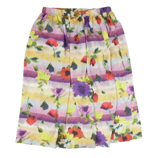 COMME des GARCONS コムデギャルソン 08SS 不協和音期 GA-S041 AD2007 フローラル フラワー プリント スカート マルチカラー系 M【中古】
