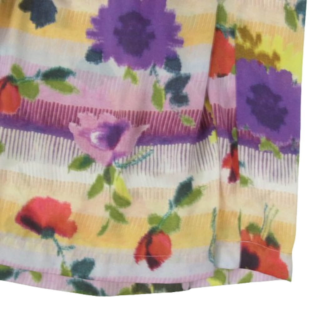 COMME des GARCONS コムデギャルソン 08SS 不協和音期 GA-S041 AD2007 フローラル フラワー プリント スカート マルチカラー系 M【中古】