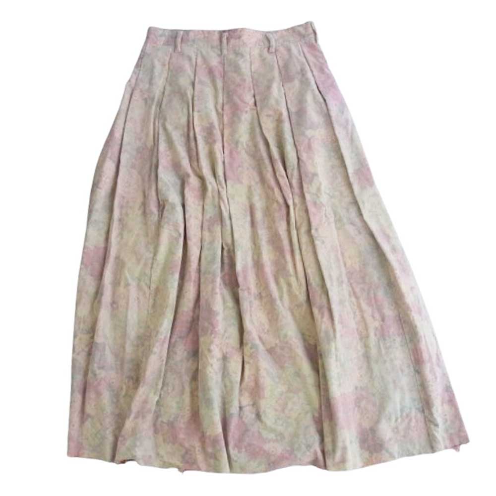COMME des GARCONS コムデギャルソン × 村山留里子 奇麗の塊 04SS 本ライン AD2003 GM-S032 コットンモールスキン フラワー ロングスカート マルチカラー系 M【中古】