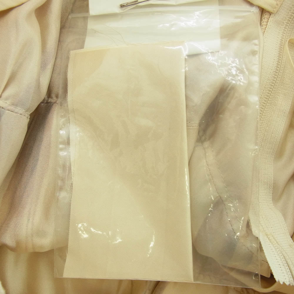 COMME des GARCONS コムデギャルソン 本ライン 05AW ブロークンブライド期 GP-S025 AD2005 トロンプルイユ フリル スカート ベージュ系 M【中古】