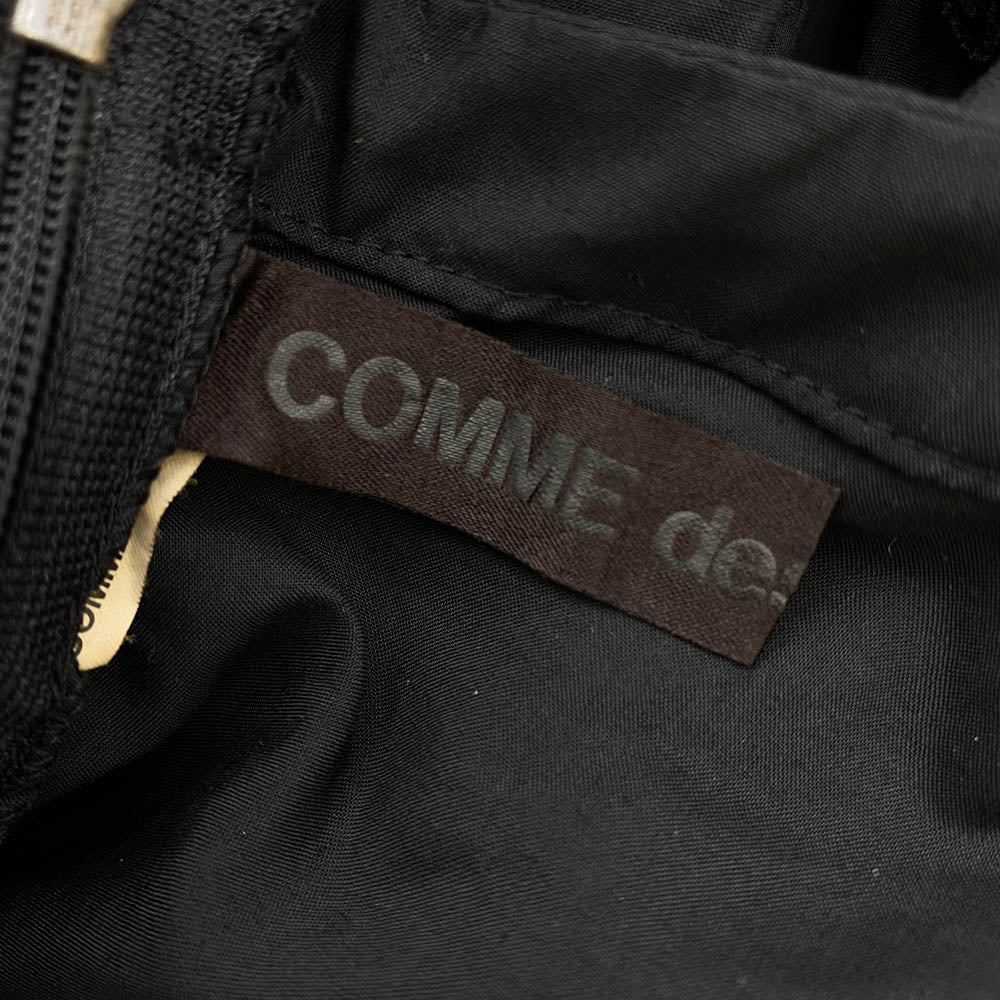 COMME des GARCONS コムデギャルソン AD2013 GM-O025 バックジップ フリル ロングワンピース ブラック系 S【中古】