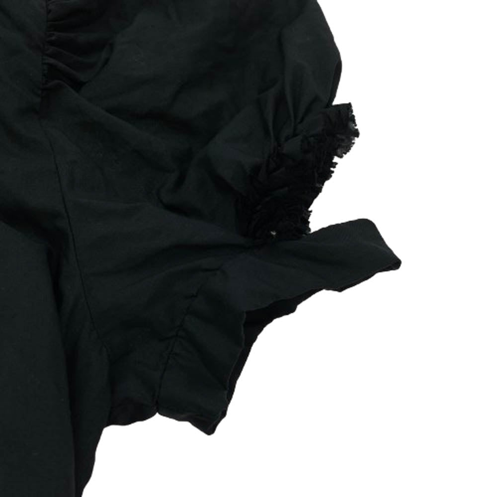 COMME des GARCONS コムデギャルソン AD2013 GM-O025 バックジップ フリル ロングワンピース ブラック系 S【中古】