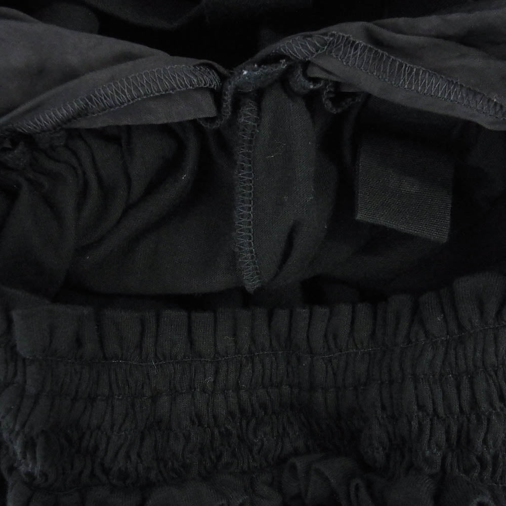 tao COMME des GARCONS タオ コムデギャルソン AD2010 3G-O021 シアー切替 パフスリーブ ロング ワンピース ブラック系【中古】