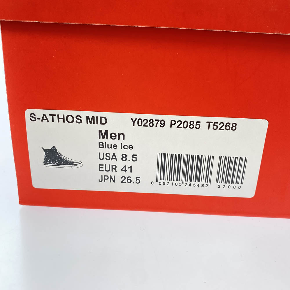 DIESEL ディーゼル F22-06-YUL S-ATHOS MID ハイカット スニーカー インディゴブルー系 26.5cm【中古】