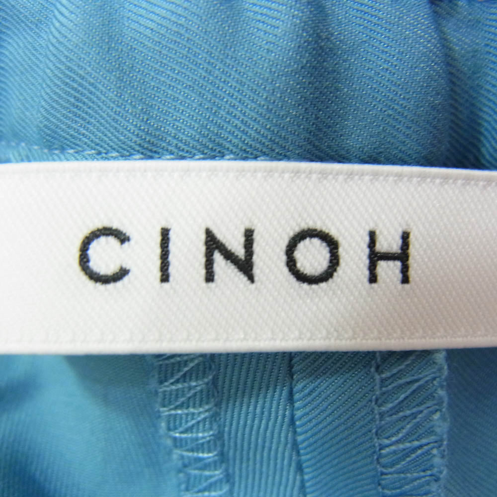 チノ 22WPT001 日本製 レーヨン 無地 パンツ ブルー系 38【中古】