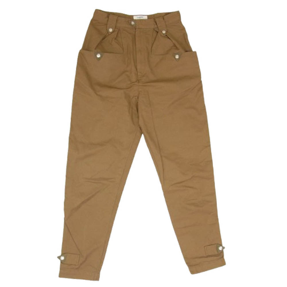 ISABEL MARANT イザベルマラン PA1708-20A030E ワークパンツ ベイカーパンツ カーキ系 36【中古】