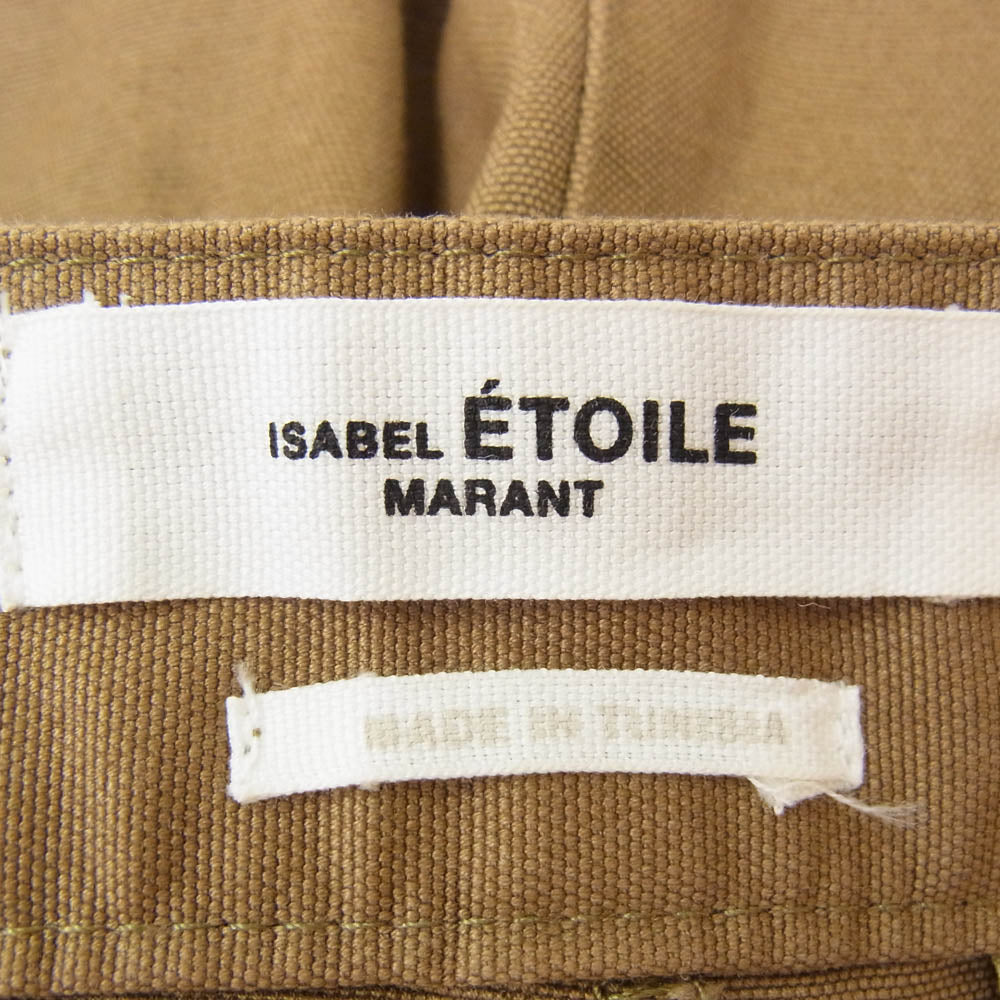 ISABEL MARANT イザベルマラン PA1708-20A030E ワークパンツ ベイカーパンツ カーキ系 36【中古】