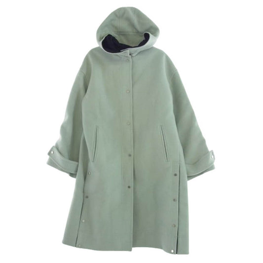 チノ 18WC0008 フーデッド ワイド コート ジャケット ミントグリーン系 36【中古】