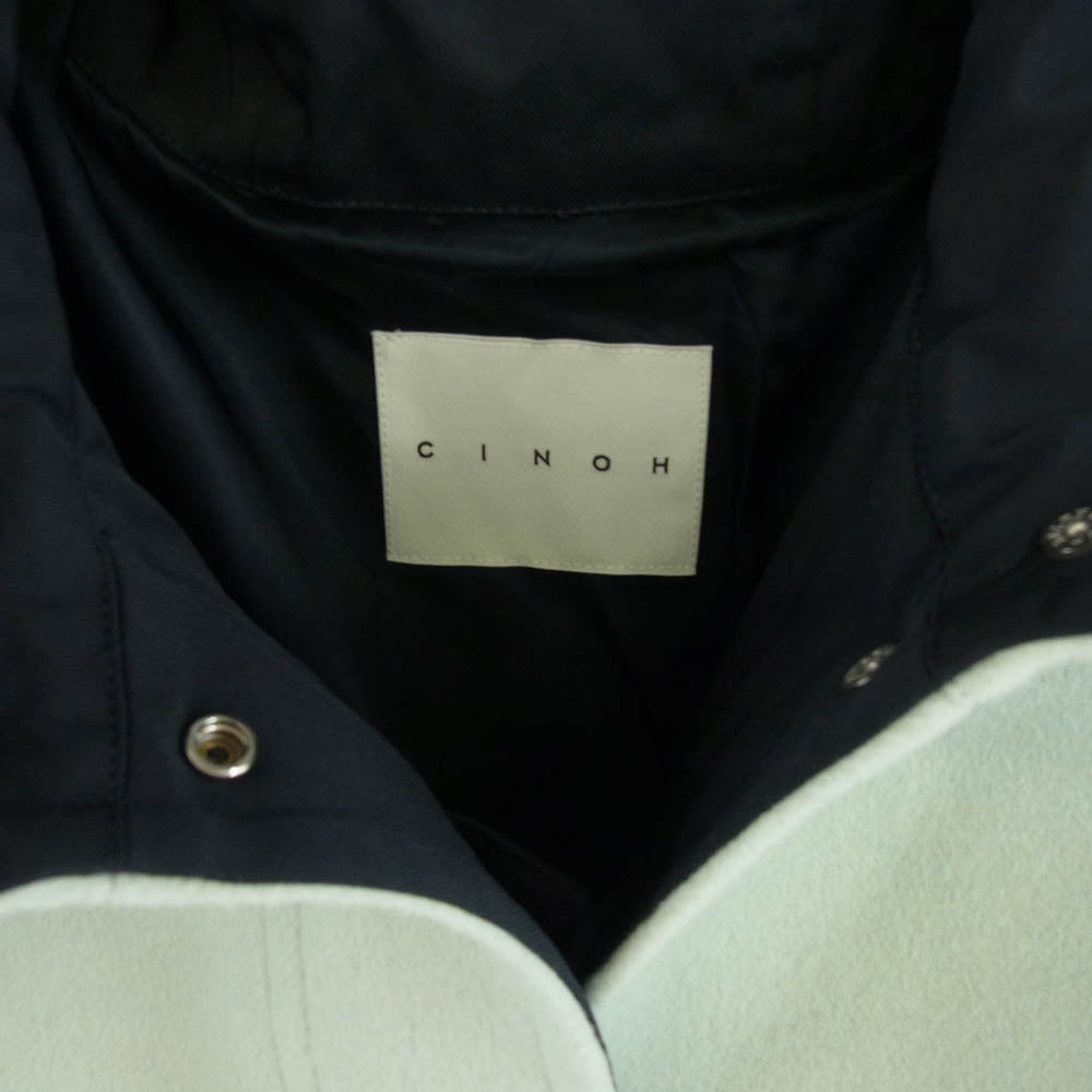 チノ 18WC0008 フーデッド ワイド コート ジャケット ミントグリーン系 36【中古】