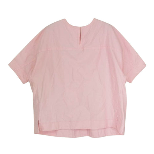 MARNI マルニ CAMA0321M0 TCR23 スキッパー ブラウス 半袖 プルオーバ― シャツ ピンク系 38【中古】