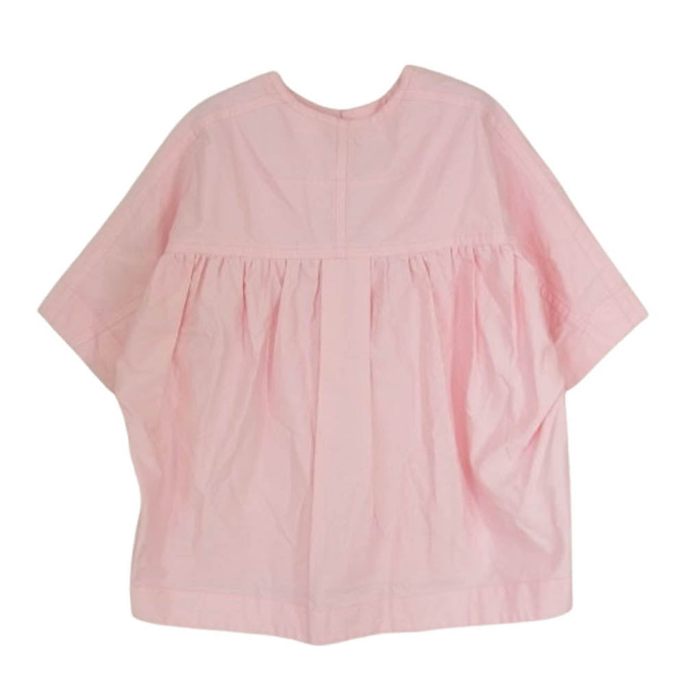 MARNI マルニ CAMA0321M0 TCR23 スキッパー ブラウス 半袖 プルオーバ― シャツ ピンク系 38【中古】