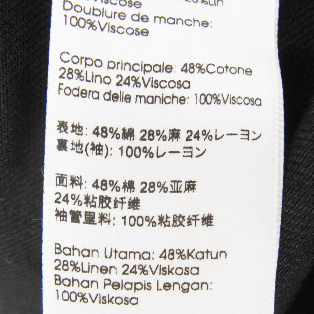 スリーワン フィリップ リム エポレット付き ミリタリー シャツ ジャケット ブルゾン ブラック系【中古】