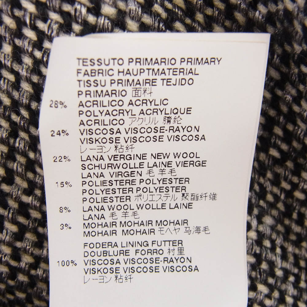 MAISON MARGIELA メゾンマルジェラ S51CT0727 S45365 レーヨン モヘア 長袖 ワンピース ブラック系 40【中古】