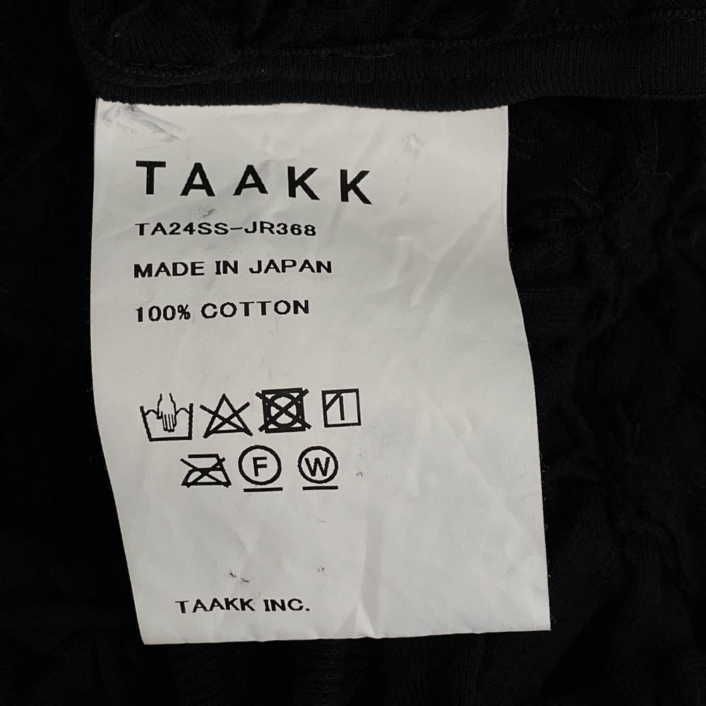 ターク TA24SS-JR368 エンブロイダリー ノースリーブ タンクトップ ブラック系 3【中古】