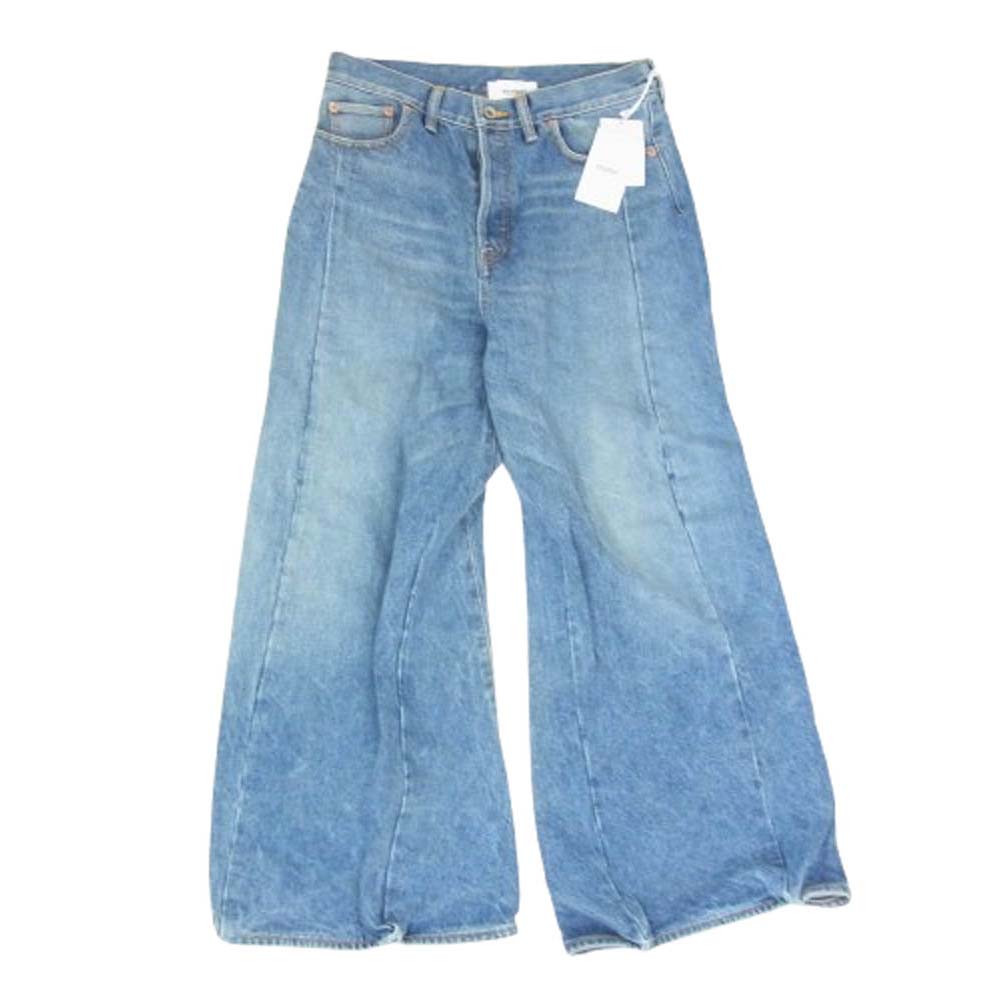 doublet ダブレット 24SS 24SS16PT264 ROBOT LEGS DENIM PANTS ロボットレッグ デニム パンツ ワイド バギー ジーンズ インディゴブルー系 S【中古】