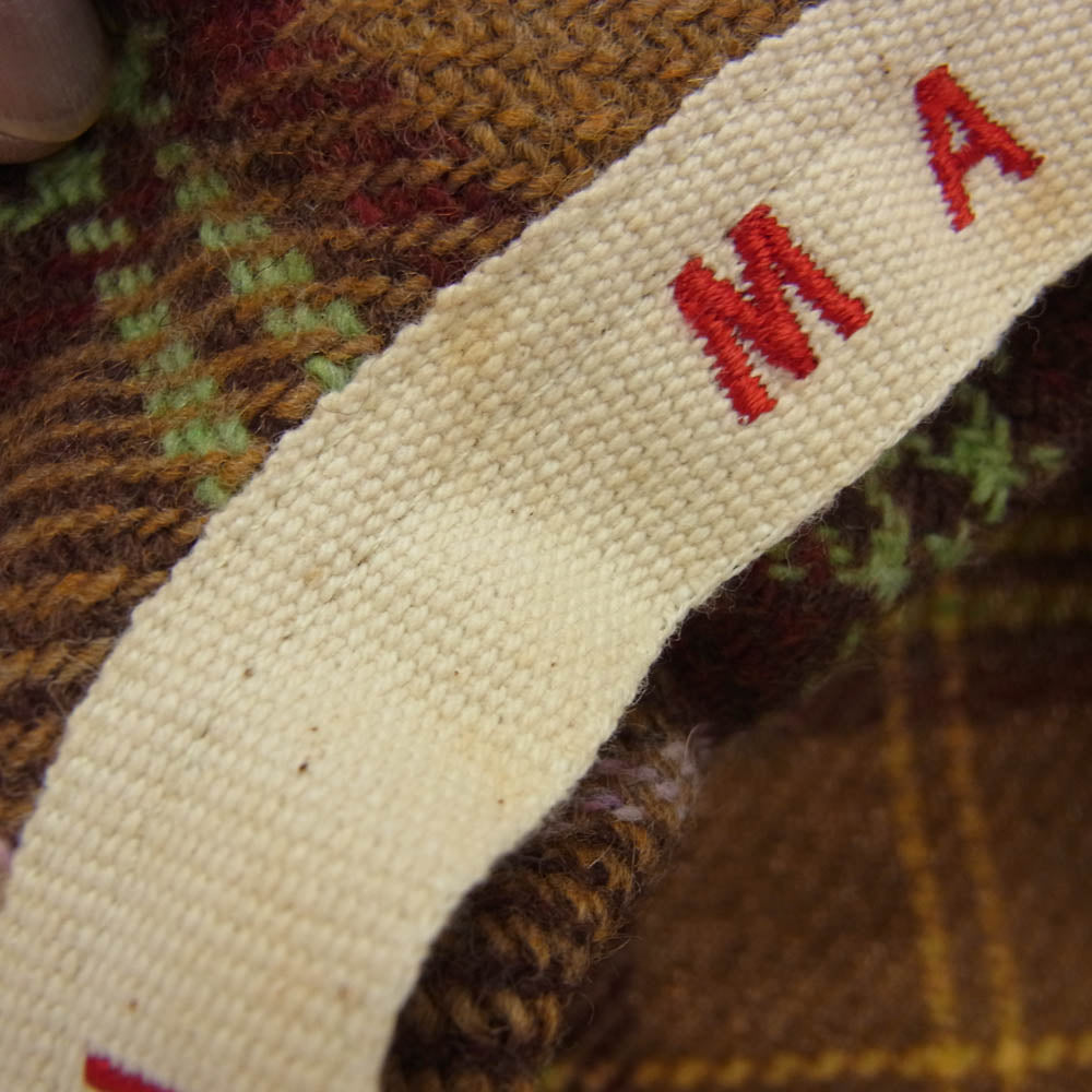 MARNI マルニ ツイード バケットハット 帽子 ブラウン系 58【中古】