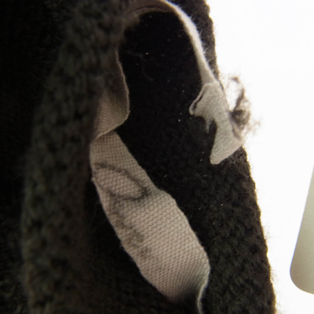 Rick Owens リックオウエンス ロング ニット グローブ 手袋 ダークブラウン系【美品】【中古】