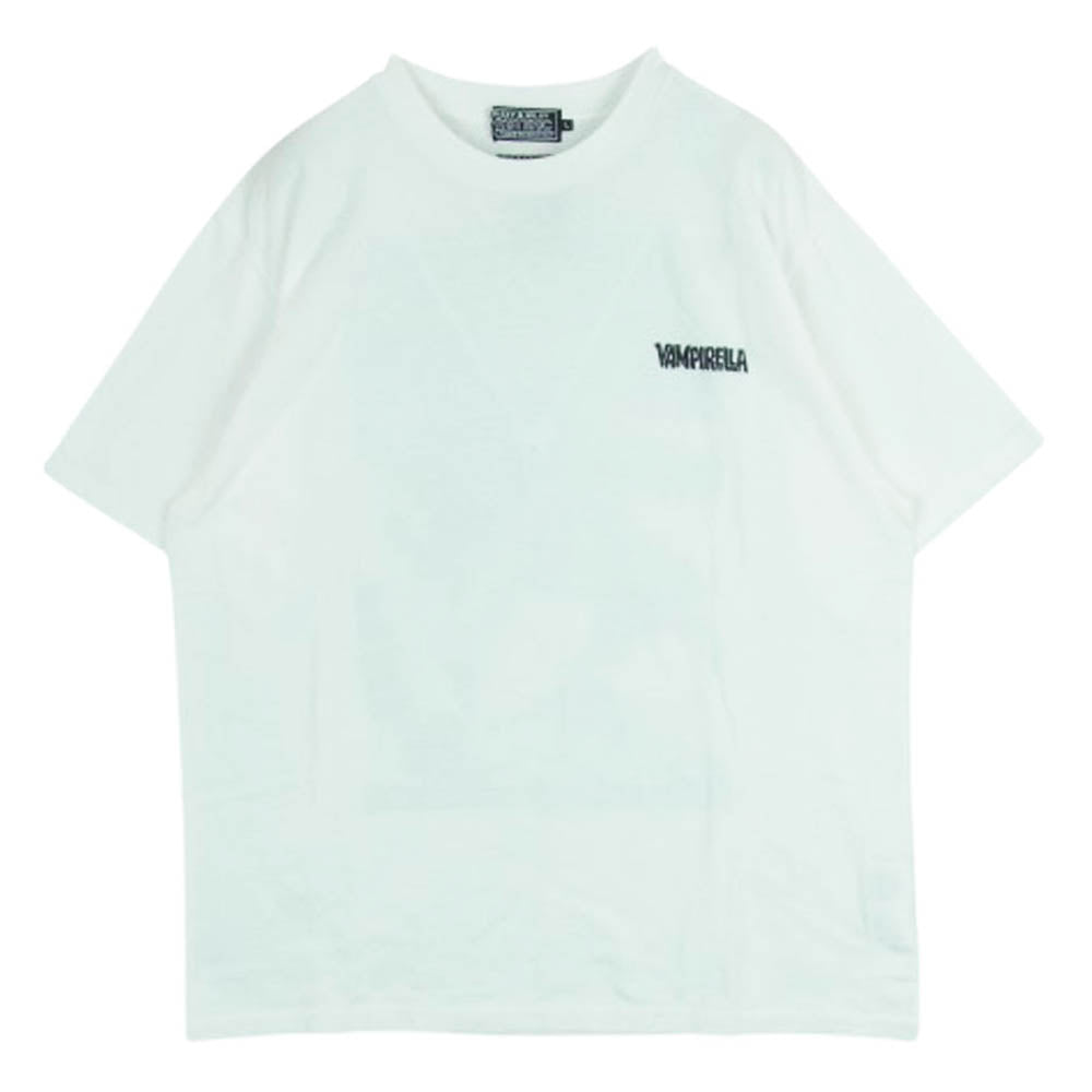 HYSTERIC GLAMOUR ヒステリックグラマー 02251CT45 VAMPIRELLA BLOOD OF HYSTERIC ヴァンピレラ 半袖Ｔシャツ ホワイト系 L【中古】
