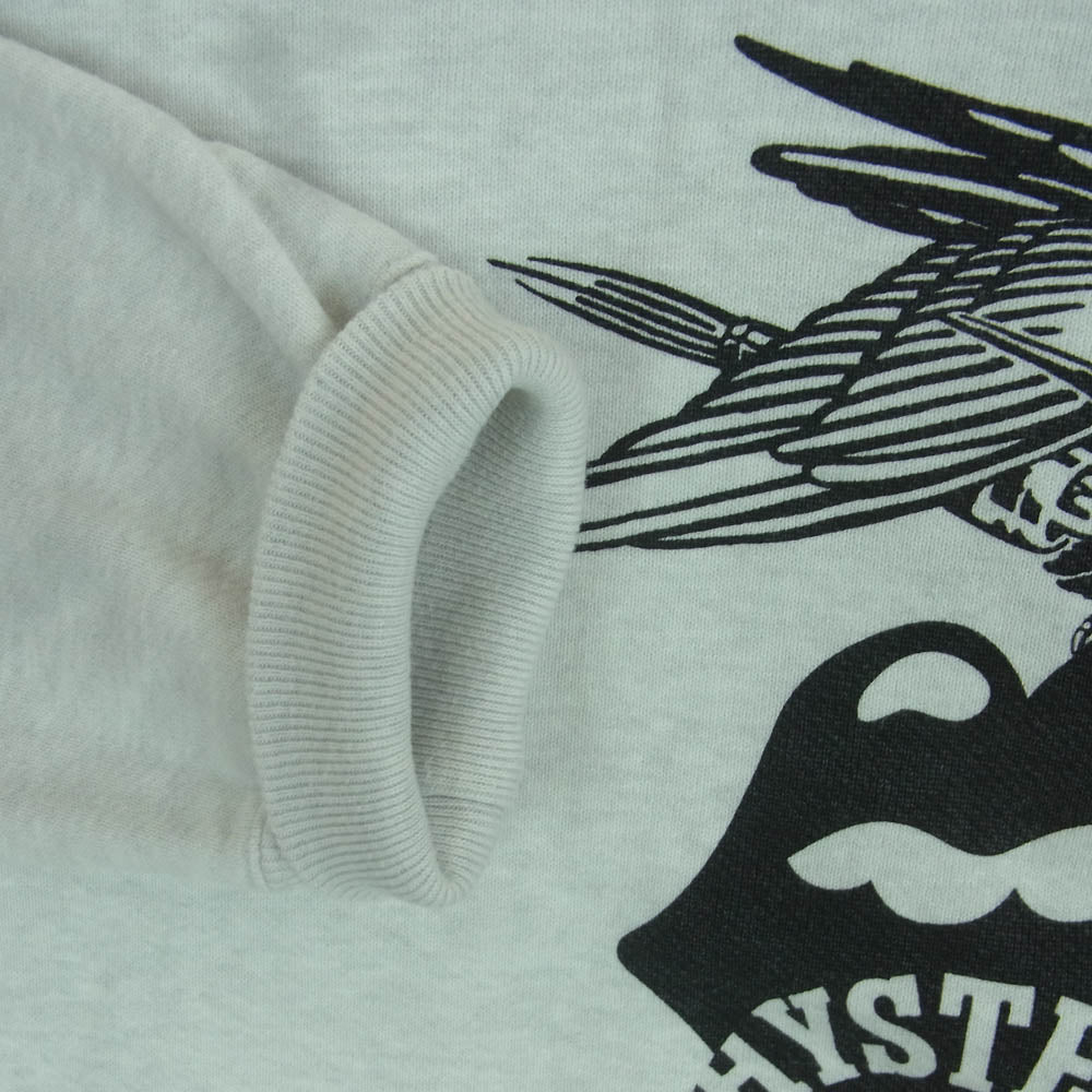 HYSTERIC GLAMOUR ヒステリックグラマー 02233CS08 THE ROLLING STONES 1975 ローリングストーンズ スウェット ライトグレー系 XL【中古】