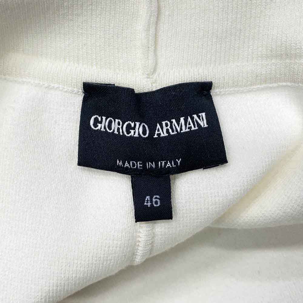 GIORGIO ARMANI ジョルジオアルマーニ ホワイト タイト スカート ホワイト系 46【中古】