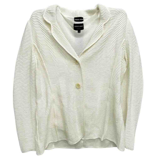 GIORGIO ARMANI ジョルジオアルマーニ アンサンブル カーディガン カットソー 2P 2ピース ホワイト系 48【中古】