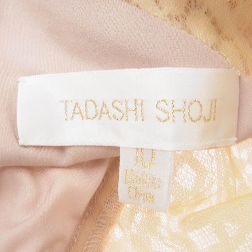 TADASHI SHOJI タダシショージ AVS17129MX AURORE DRESS オーロラドレス ワンピース ホワイト系 10【中古】