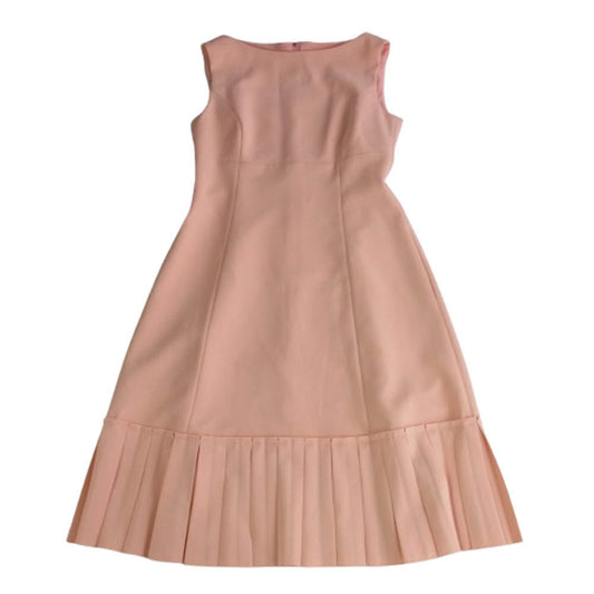 FOXEY フォクシー NA00X617PR FOXEY NEW YORK DRES LUMI ルミ ノースリーブ ワンピース サーモンピンク系 40【中古】