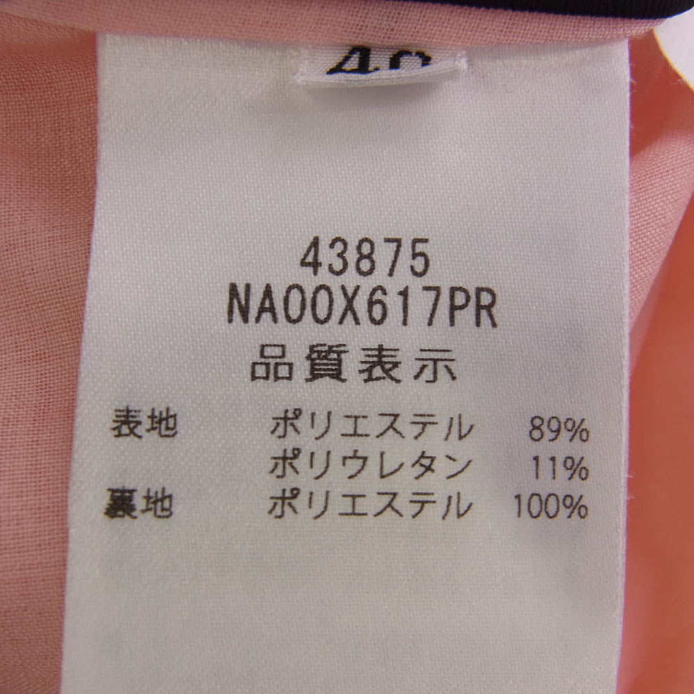 FOXEY フォクシー NA00X617PR FOXEY NEW YORK DRES LUMI ルミ ノースリーブ ワンピース サーモンピンク系 40【中古】