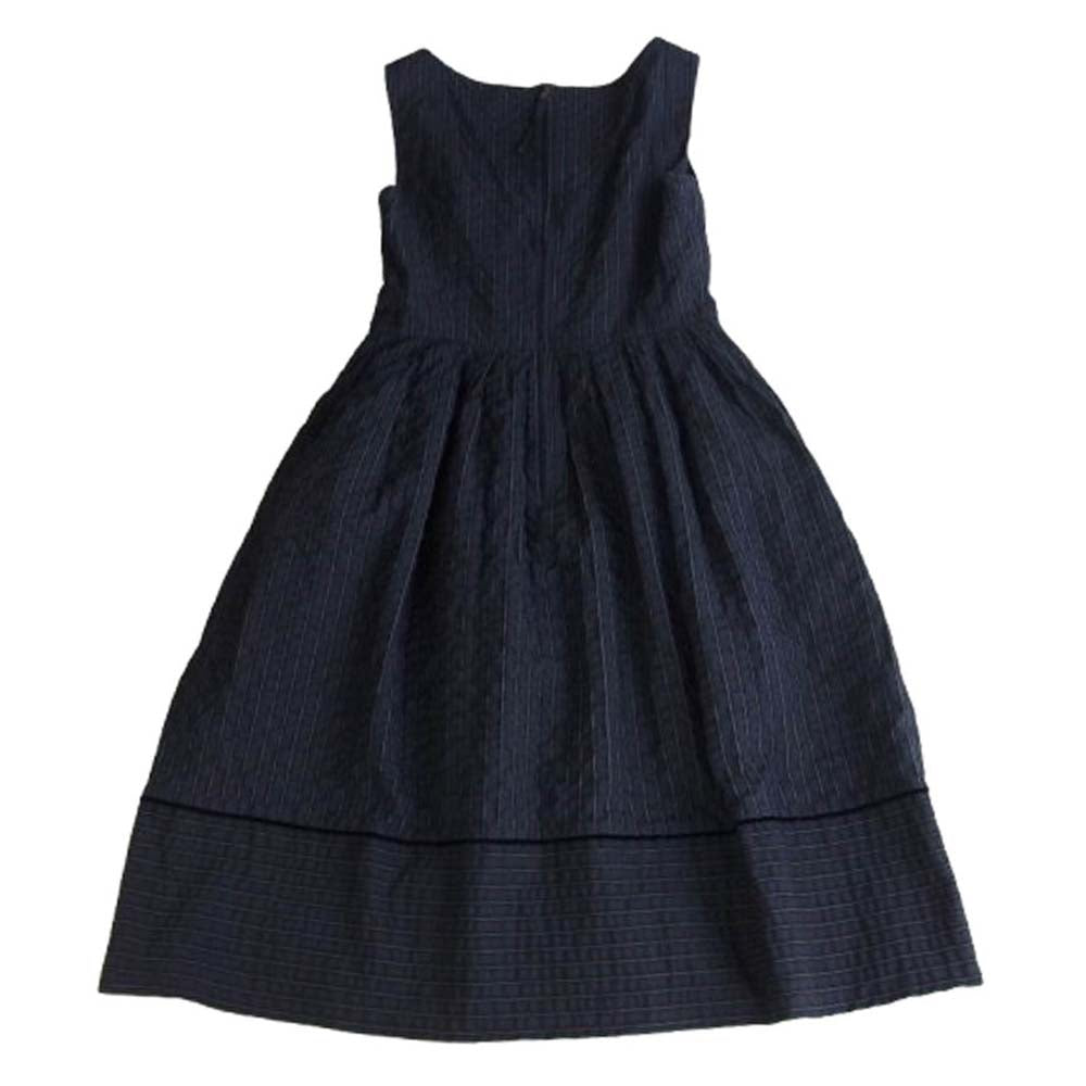FOXEY フォクシー 42255-A00F05KA Dress Framboise フランボワーズ ノースリーブ ワンピース ネイビー系 40【中古】
