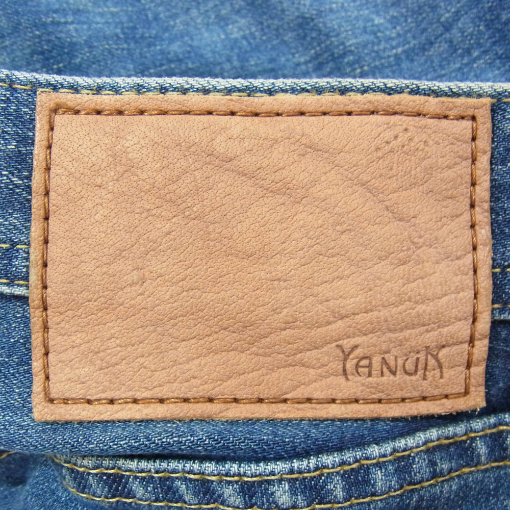 YANUK ヤヌーク 57243004 BEN ベン クラシック ストレート デニム パンツ インディゴブルー系 32【中古】